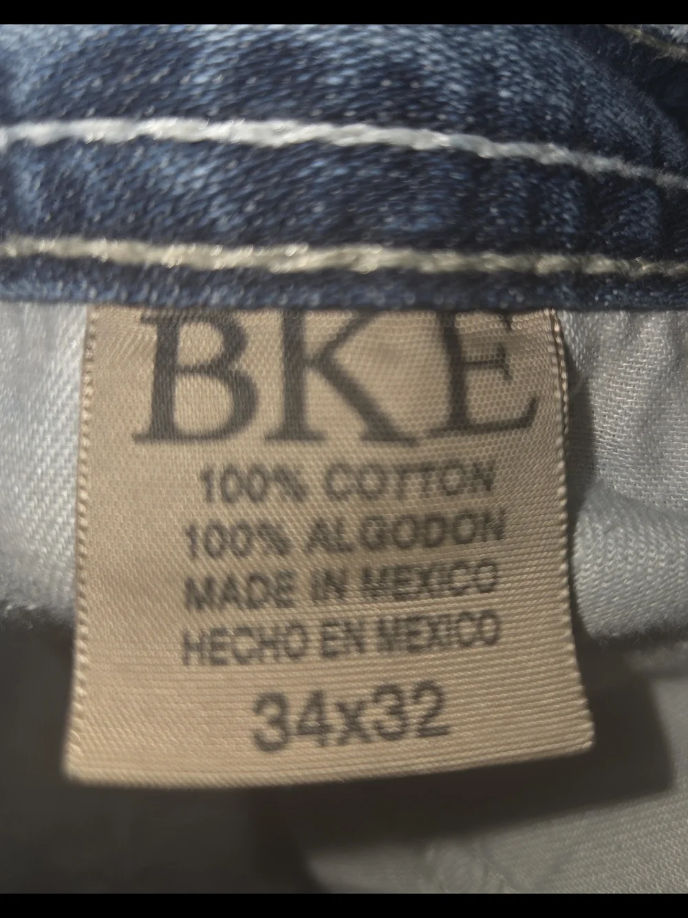 Mens Boot Cut 34/32 BKE Jeans